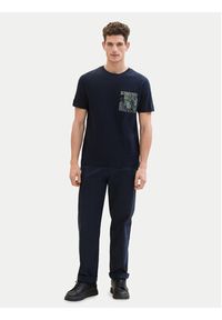 Tom Tailor T-Shirt 1040945 Granatowy Regular Fit. Kolor: niebieski. Materiał: bawełna #2