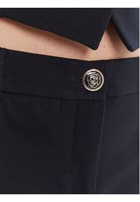 Marella Chinosy Dotto 2513781014 Granatowy Slim Fit. Kolor: niebieski. Materiał: syntetyk, wiskoza #4