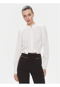 Elisabetta Franchi Koszula CA-T25-41E2-V350 Biały Regular Fit. Kolor: biały. Materiał: wiskoza #1