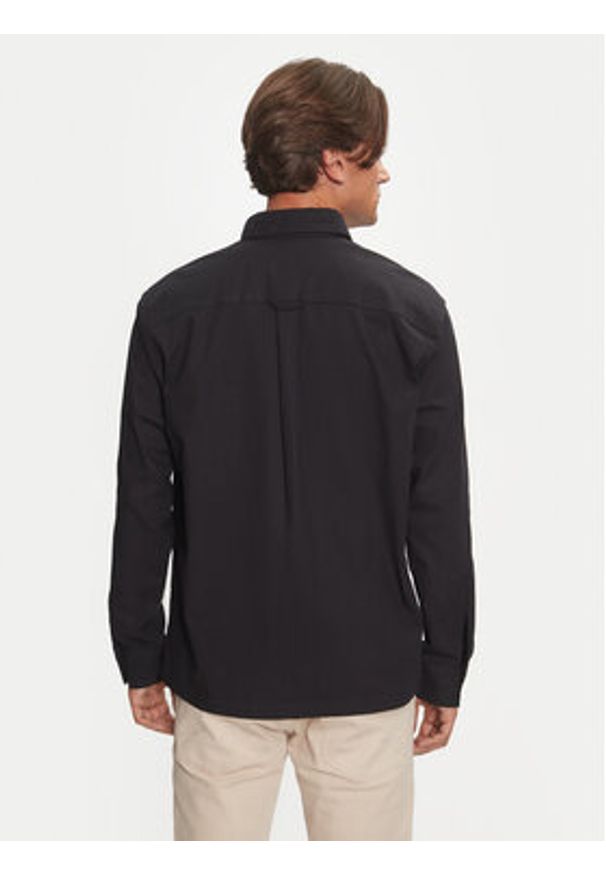 Jack & Jones - Jack&Jones Koszula Logan 12262112 Czarny Relaxed Fit. Kolor: czarny. Materiał: bawełna