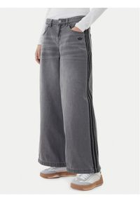 Adidas - adidas Jeansy adicolor Denim Adilenium JV7455 Szary Wide Leg. Kolor: szary #1