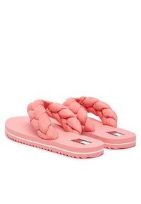 Tommy Jeans Japonki Braided Thong Beach Sandal EN0EN02877 Różowy. Kolor: różowy. Materiał: materiał #6