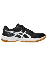 Buty siatkarskie męskie Asics Upcourt 6. Kolor: biały, wielokolorowy, czarny. Materiał: materiał, syntetyk. Szerokość cholewki: normalna
