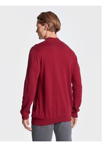 Wrangler Sweter W8D12PXRO 112321350 Bordowy Regular Fit. Kolor: czerwony. Materiał: syntetyk #3