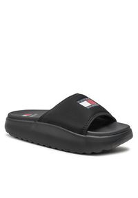 Tommy Jeans Klapki Tjw Chunky Pool Slide EN0EN02448 Czarny. Kolor: czarny. Materiał: materiał #3