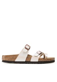 Birkenstock Japonki Mayari 1020664 Écru. Materiał: skóra