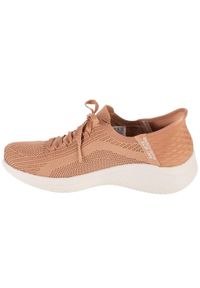 skechers - Buty sportowe Sneakersy damskie, Skechers Slip-Ins Ultra Flex 3.0 - Brilliant. Zapięcie: bez zapięcia. Kolor: zielony, wielokolorowy, brązowy. Materiał: tkanina