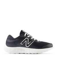 Buty New Balance GP520BW8 czarne. Kolor: czarny. Materiał: guma, syntetyk, materiał. Szerokość cholewki: normalna