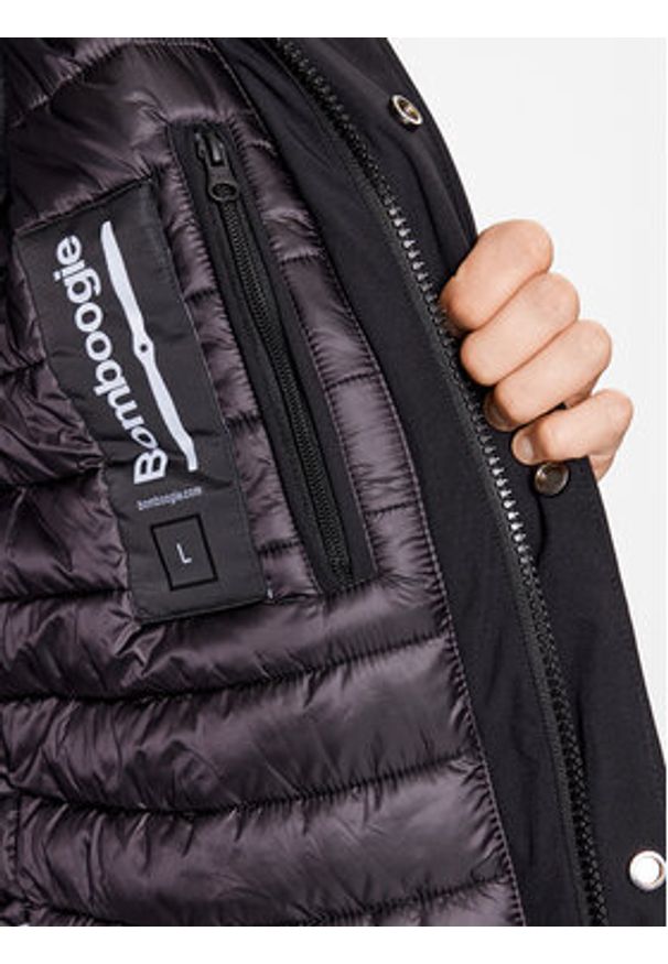 Bomboogie Kurtka zimowa CM 7653 T AC3 Czarny Regular Fit. Kolor: czarny. Materiał: syntetyk. Sezon: zima