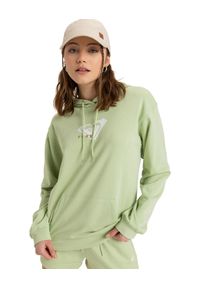 Roxy - Bluza z kapturem dla Kobiety SURF STOKED. Typ kołnierza: kaptur. Kolor: zielony, niebieski, wielokolorowy. Materiał: materiał, poliester, bawełna. Sezon: zima