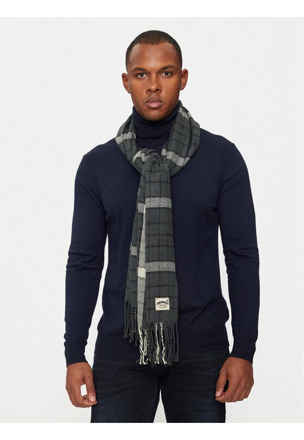 Jack & Jones - Jack&Jones Szalik Clint 12267269 Szary. Kolor: szary. Materiał: materiał, poliester