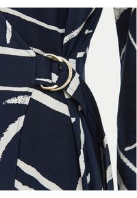 TOMMY HILFIGER - Tommy Hilfiger Sukienka codzienna WW0WW48934 Granatowy Relaxed Fit. Okazja: na co dzień. Kolor: niebieski. Materiał: wiskoza. Typ sukienki: proste. Styl: casual #2