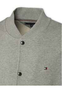 TOMMY HILFIGER - Tommy Hilfiger Kurtka bomber Essential MW0MW42470 Szary Regular Fit. Kolor: szary. Materiał: bawełna #3