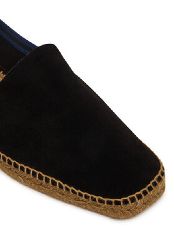 Castañer Espadryle Pablo 23419 Czarny. Kolor: czarny. Materiał: skóra, zamsz
