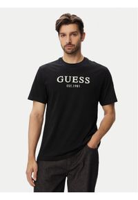 Guess T-Shirt M6YI41 K4227 Czarny Regular Fit. Kolor: czarny. Materiał: bawełna #1