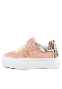 Togoshi Sneakersy TG-13-04-000224 Brązowy. Kolor: brązowy. Materiał: skóra, zamsz #7