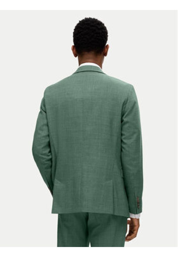 Selected Homme Marynarka 16087870 Zielony Slim Fit. Kolor: zielony. Materiał: syntetyk