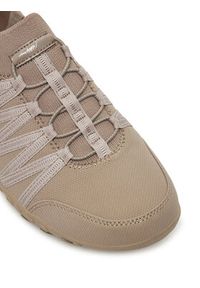 skechers - Skechers Sneakersy Slip-Ins: Breathe Easy - Roll With Me 100593/TPE Beżowy. Kolor: beżowy. Materiał: materiał #5