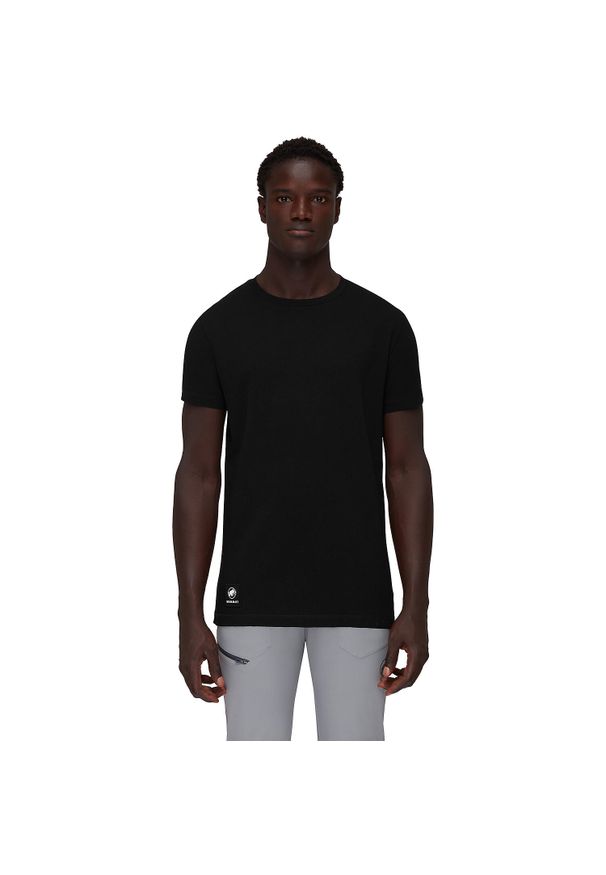 Koszulka bawełniana męska Mammut Massone T-Shirt Hold. Kolor: wielokolorowy, czarny, szary. Materiał: bawełna