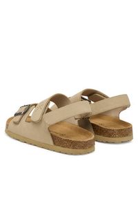 Calvin Klein Sandały Velcro V3X2-83328-0315 D Beżowy. Kolor: beżowy. Materiał: skóra #6