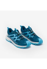 quechua - Buty turystyczne dla dzieci Crossrock. Wysokość cholewki: przed kostkę. Kolor: wielokolorowy, niebieski, turkusowy. Materiał: kauczuk. Szerokość cholewki: normalna. Sport: turystyka piesza #2