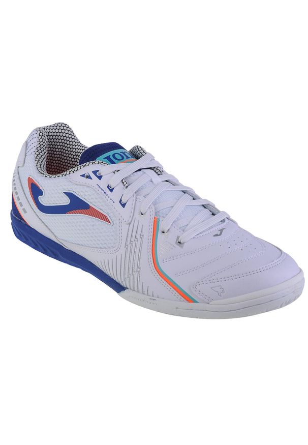 Buty piłkarskie Joma Dribling Indoor. Kolor: biały, wielokolorowy, niebieski. Sport: piłka nożna