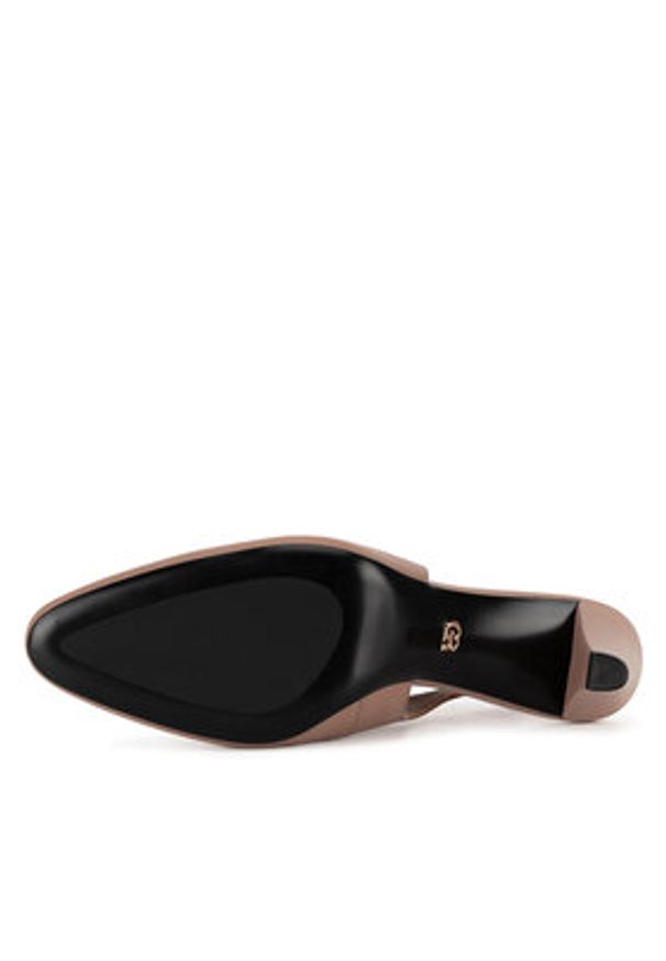 Gino Rossi Czółenka DREW-LT766-91 Beżowy. Kolor: beżowy. Materiał: skóra