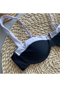 Intica - Bikini dwuczęściowe z lamówką odporne na chlor i UV Clorinda. Kolor: czarny. Materiał: tkanina, materiał #7