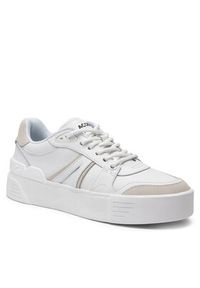 Lacoste Sneakersy L00107224SF Biały. Kolor: biały. Materiał: skóra