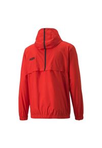 Puma - Męska Wiatrówka ESS+ Tape. Kolor: czerwony
