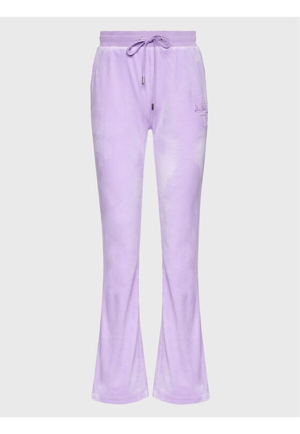 Von Dutch Spodnie dresowe Elya 6 203 025 Fioletowy Regular Fit. Kolor: fioletowy. Materiał: bawełna, dresówka
