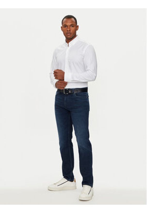BOSS - Boss Koszula 50520259 Biały Casual Fit. Okazja: na co dzień. Kolor: biały. Materiał: bawełna. Styl: casual