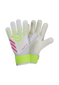 Adidas - Rękawice bramkarskie dla dzieci adidas Predator Training Goalkeeper. Kolor: różowy, biały, wielokolorowy. Sport: piłka nożna