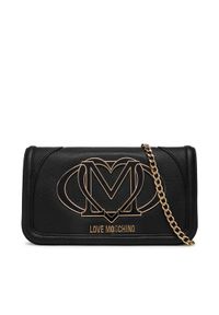Love Moschino - LOVE MOSCHINO Torebka JC4010PP1NLG0000 Czarny. Kolor: czarny. Materiał: skórzane