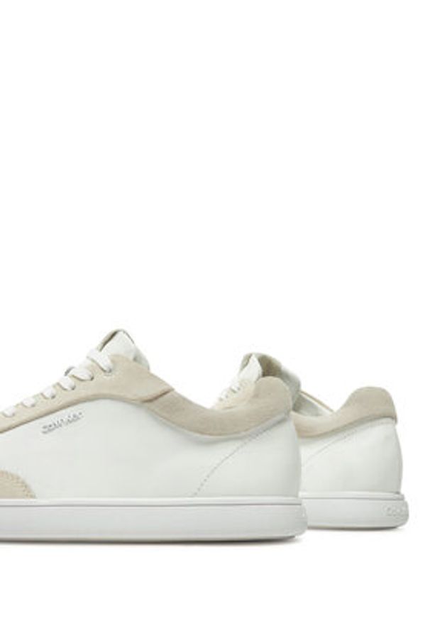 Calvin Klein Sneakersy Cupsole Lace Up - Lth Sue Mix HW0HW02435 Beżowy. Kolor: beżowy. Materiał: skóra