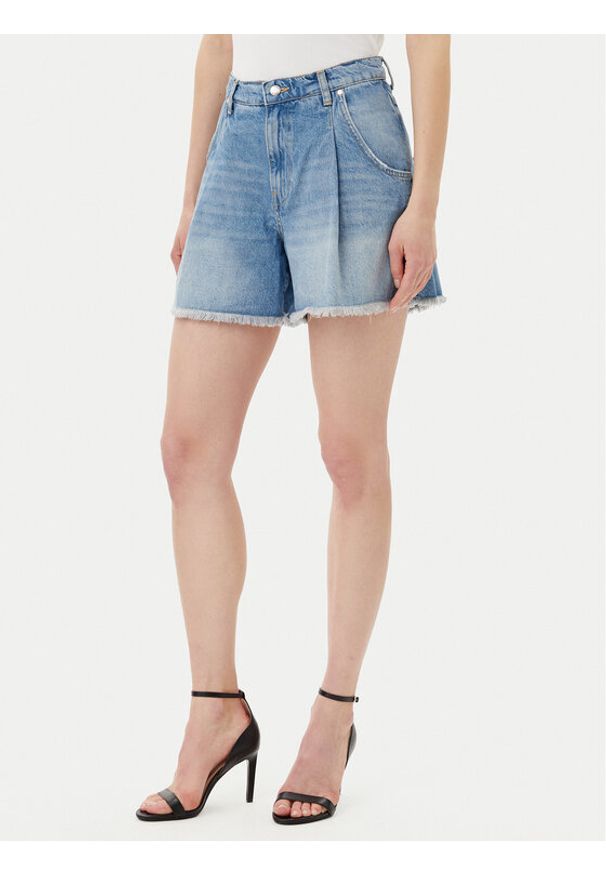 JOOP! Jeans Szorty jeansowe 30046454 Niebieski Relaxed Fit. Kolor: niebieski. Materiał: bawełna