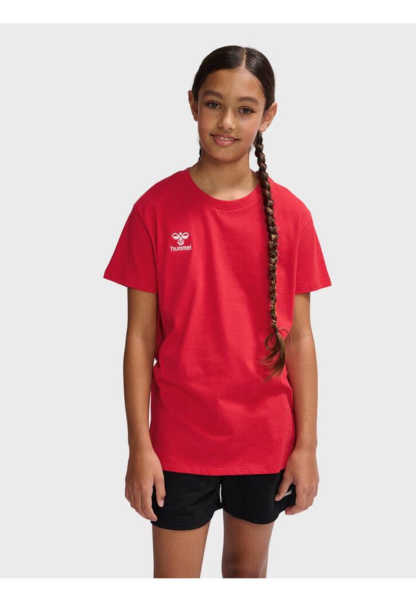 Hummel - Koszulka hmlGO 2.0 T-SHIRT S/S KIDS. Kolor: czerwony, różowy, wielokolorowy
