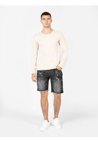 Xagon Szorty "Denim Shorts" | MR 232 | Mężczyzna | Czarny. Okazja: na co dzień. Kolor: czarny. Materiał: elastan, bawełna. Sezon: lato. Styl: casual, elegancki