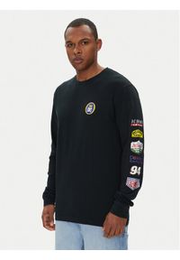 DC Longsleeve ADYZT05464 Czarny Regular Fit. Kolor: czarny. Materiał: bawełna. Długość rękawa: długi rękaw