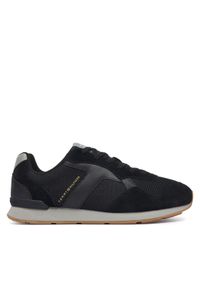 TOMMY HILFIGER - Tommy Hilfiger Sneakersy Core Mix Rummer FM0FM06001 Czarny. Kolor: czarny. Materiał: materiał #1
