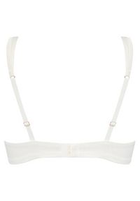 Hunkemöller Biustonosz z fiszbiną Tiah 302395 Biały. Kolor: biały. Materiał: syntetyk