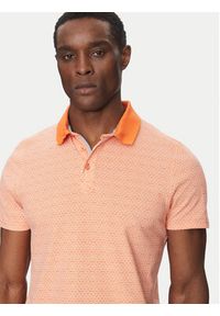 INDICODE Polo Mauricus 41-046 Różowy Regular Fit. Typ kołnierza: polo. Kolor: pomarańczowy. Materiał: bawełna #5