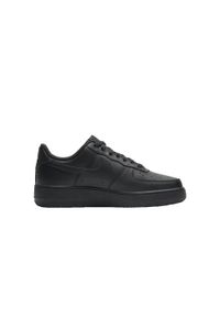 Buty Kobieta Nike Air Force 1 '07 czarny. Okazja: na co dzień. Kolor: czarny. Materiał: materiał, syntetyk, tkanina. Model: Nike Air Force