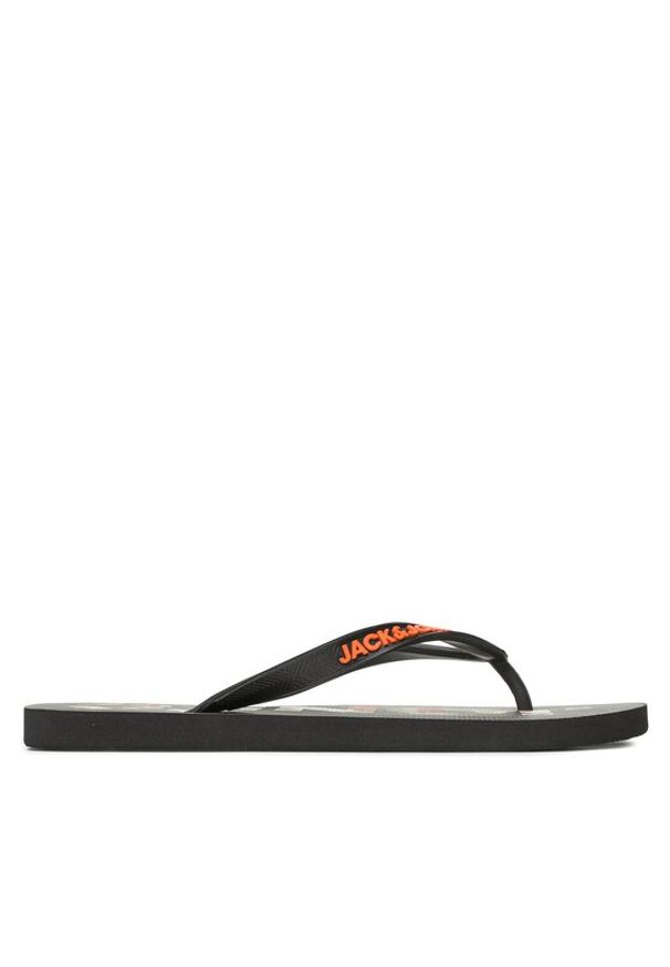 Jack & Jones - Jack&Jones Japonki 12230642 Czarny. Kolor: czarny. Materiał: guma