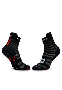 Compressport Skarpety długie Pro Racing Socks V4.0 Ultralight Run High XU00050B Czarny. Kolor: czarny. Materiał: materiał