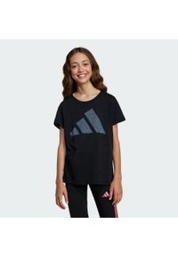 Adidas - Koszulka Essentials Kids. Kolor: biały, czarny, wielokolorowy. Materiał: materiał