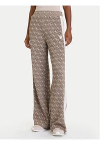 Guess Spodnie dresowe V5BB15 K1990 Brązowy Relaxed Fit. Kolor: brązowy. Materiał: syntetyk #1