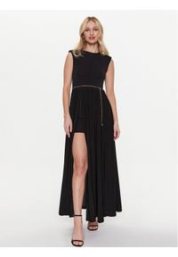 Rinascimento Sukienka koktajlowa CFC0112920003 Czarny Regular Fit. Kolor: czarny. Materiał: syntetyk. Styl: wizytowy #1