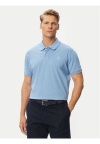 Beverly Hills Polo Club Polo P-SS26M-P450106 Niebieski jasny Regular Fit. Typ kołnierza: polo. Kolor: niebieski. Materiał: bawełna #1