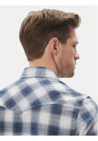 Wrangler Koszula Western 112362381 Niebieski Regular Fit. Kolor: niebieski. Materiał: bawełna #4